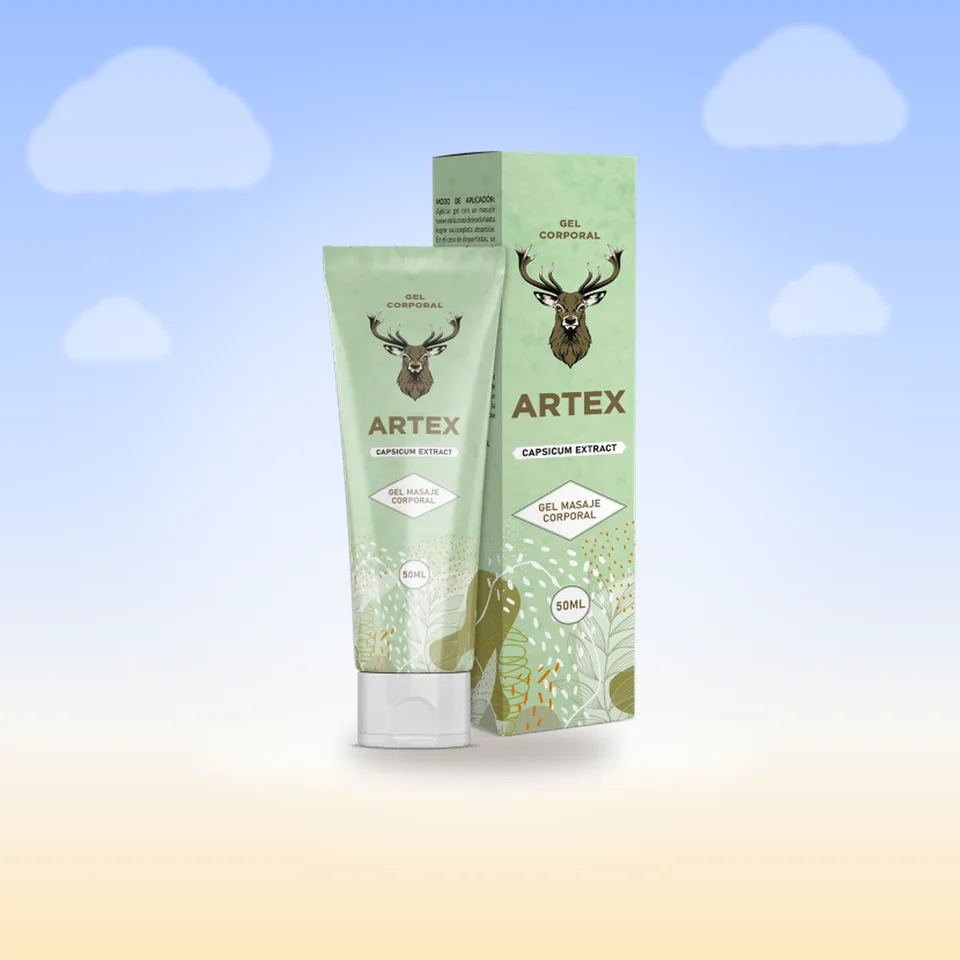 Empaque de Artex, tubo de 50 ml, vista frontal