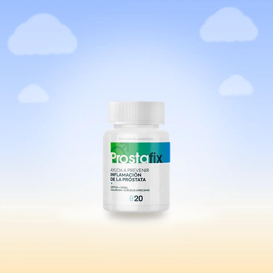Frasco de Prostafix, 20 cápsulas, vista frontal